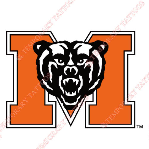 Mercer Bears Customize Temporary Tattoos Stickers NO.5023